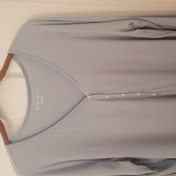 Ava & Viv ribbed Henley top - Picture 4 of 7